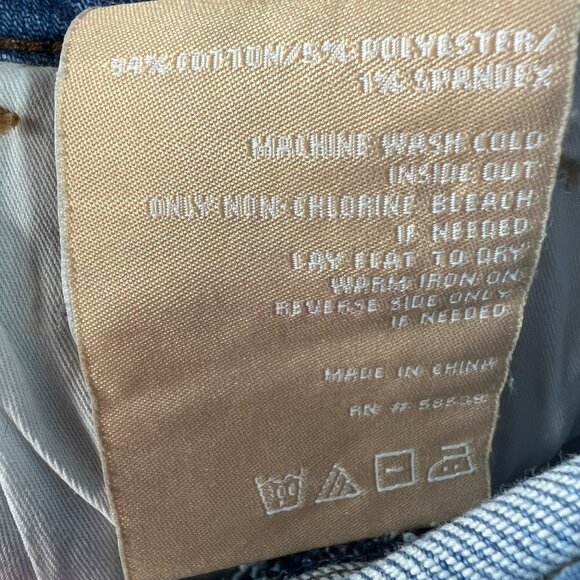 Kut From The Kloth Jeans Women's 35x24 Catherine Straight Crop Blue Denim Tag 14 - Picture 9 of 16